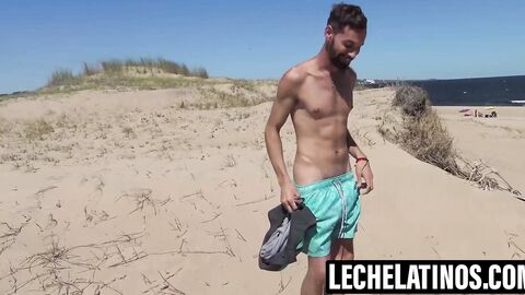 LecheLatinos.com - Sweet gay Alexis enjoys outdoor action with Mauri