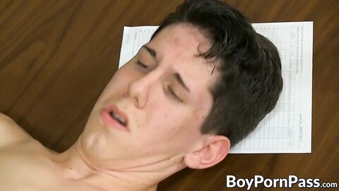 Big dicked twink ass banged by his school buddy