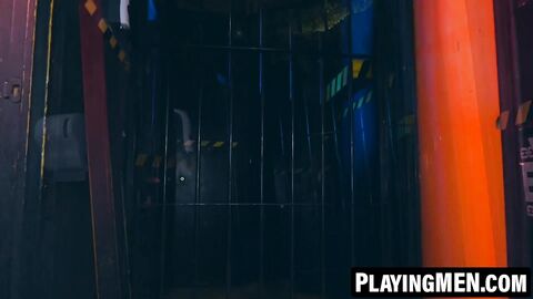 PlayingMen.com - Dani Robles and Marco Napoli's sling flip flop fun in a suit