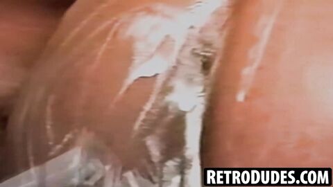 RetroDudes.com - Retro Rick Pantera joins me for a steamy sex session in the shower