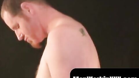 MenWorkinXXX.com - Huge and hard cock is ready for amateur masturbation solo