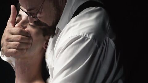 Hottie Jay JamesÂ  strokes cock while getting dildo fucked by lustful Max Sargent