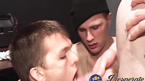 Nick Jarret with Trey Richards and Drake Corrigan devour each others dicks in a three