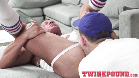 Hot Dylan Tides and Tyler Saint grind savagely in jockstraps