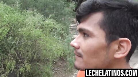 LecheLatinos.com - Hottie latino Josue feasts on my fat cock and balls