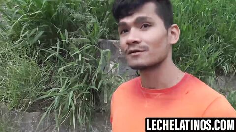 LecheLatinos.com - Hottie latino Josue feasts on my fat cock and balls