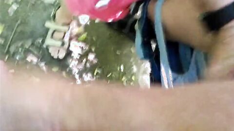 Group Sex in the Park with Three Amateur Men