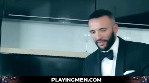 PlayingMen.com - Donato Reyes and Emir Boscatto's aggressive executive anal riding