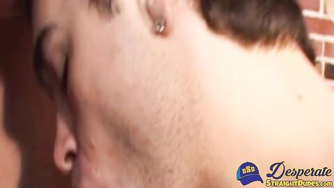 Nubile amateur Xavier Nice endures having his ass penetrated by Trey Richards and Ash