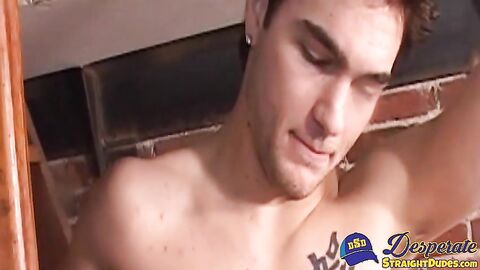 Nubile amateur Xavier Nice endures having his ass penetrated by Trey Richards and Ash