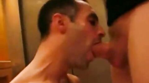 Big Cock Sucking and Facial for Amateur Stud