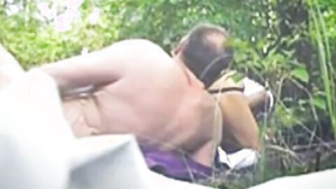 Barebacking Twink Outdoors Behind Abandoned Factory