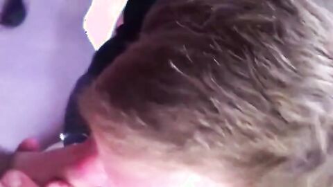 Big-Cock Amateur Takes Two Loads in His Mouth