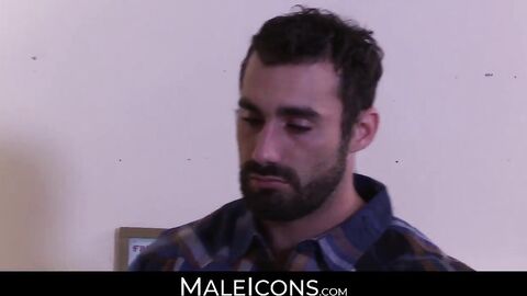 MaleIcons.com - Big dick daddy Jaxton Wheeler's intense passion for sexy Kory Houston