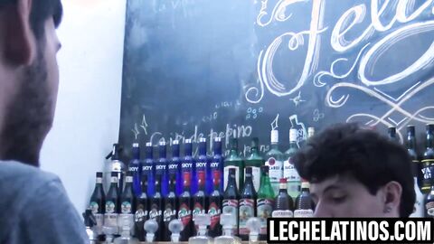 LecheLatinos.com - Adorable latinos Marcos and Ayun taste each other