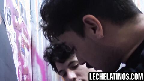 LecheLatinos.com - Adorable latinos Marcos and Ayun taste each other