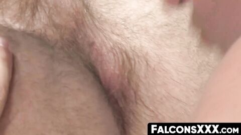 FalconsXXX.com - Fit muscular hunks engage in mutual cock sucking and raw anal sex