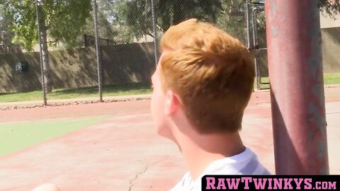 RawTwinkys.com - Pierced twinkie takes two cocks in his butt at the same time