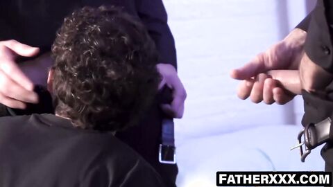 FatherXXX.com - Seminarian's thirst for cum leads to raw threesome sex