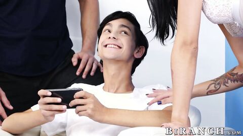 Gorgeous Henna Ssy deepthroats my long dick while I enjoy riding Mark Brown