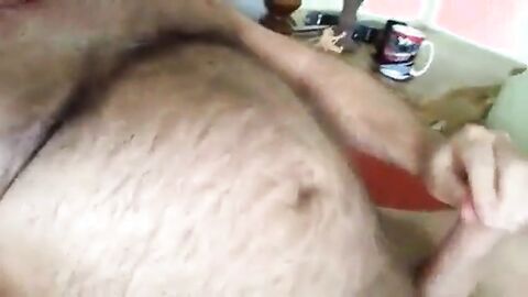 Big-Dick Daddy Barebacks His Latin Bear