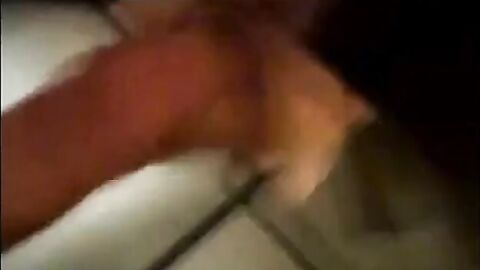 Sucking Amateur Cock Under the Stall