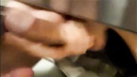 Sucking Amateur Cock Under the Stall