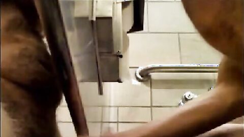 Sucking Amateur Cock Under the Stall