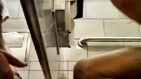 Sucking Amateur Cock Under the Stall