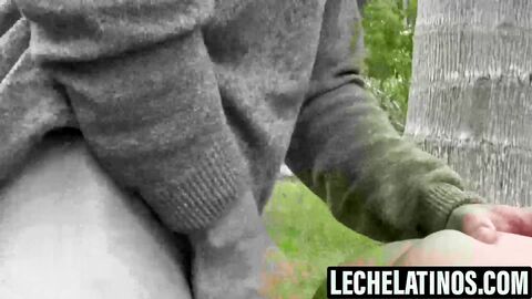 LecheLatinos.com - Felix and Duno's beach fuck satisfies their horniness