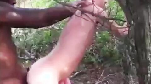 Big Black Cock Breeds White Hole Outdoors