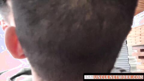 SayUncleNetwork.com - Straight Latino jock's raw fuck and cum shower debut