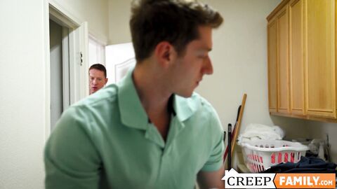 Jake Klerin shares nasty and steamy night with his stepdad Pierce Paris