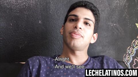 LecheLatinos.com - Kendro sucks lean Aquiles' boner passionately