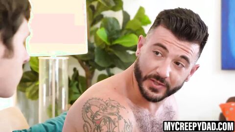 MyCreepyDad.com - Ian Holms disciplines stepson with a hard ass fucking session