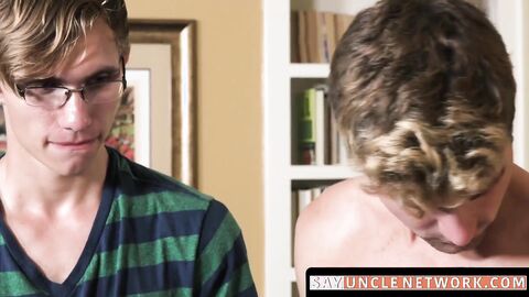 SayUncleNetwork.com - Young homo vigorously barebacked by stepbro after workout and g