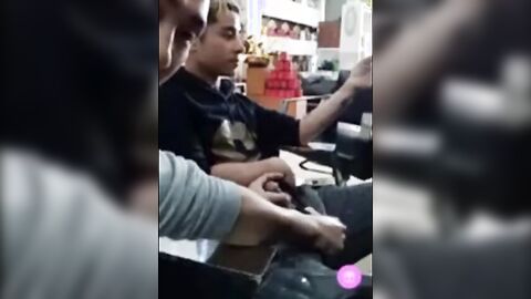 Vietnamese Twinks' Webcam Handjob