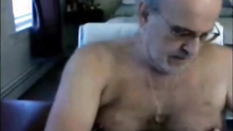 Old Gay Truck Driver Masturbates on Webcam