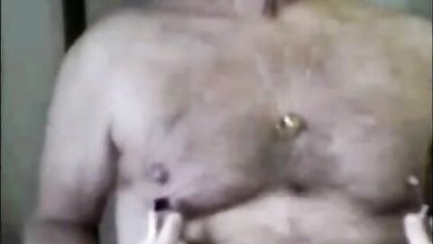 Old Gay Truck Driver Masturbates on Webcam