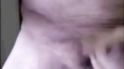 Old Gay Truck Driver Masturbates on Webcam