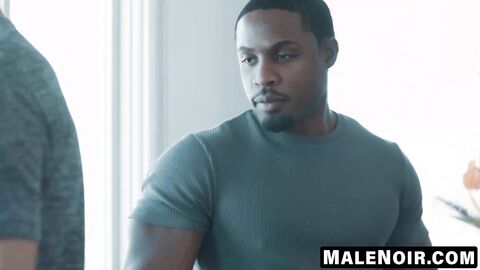 MaleNoir.com - DeAngelo Jackson ensures climax by fucking my ass