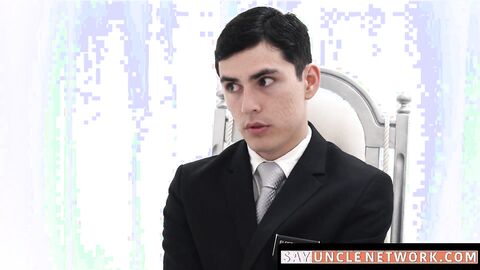 SayUncleNetwork.com - Twinkie gets handjob from mature Mormon elder till he explodes