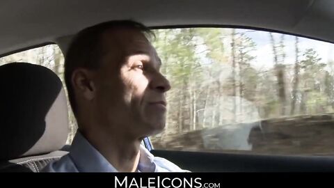 MaleIcons.com - Hitchhiker Roman Todd's intense encounter with DILF Rodney Steele's t