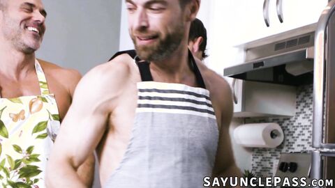 Only Matt and Manuel Skye have a horny foursome in the kitchen