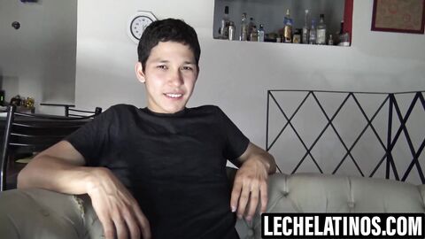 LecheLatinos.com - Twink buddies Remo and Santi suck to cumshot