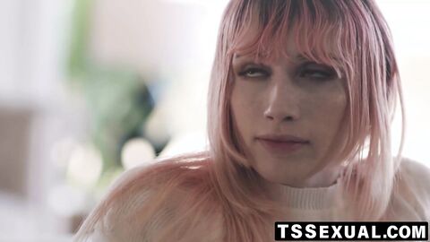 TSSexual.com - Stepdaughter Mimi Oh rides my swollen cock in style