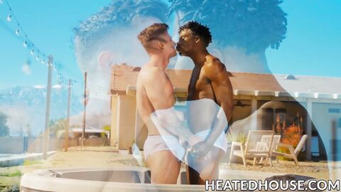 Trevor Brooks spreads his ass cheeks for Swhirly gigantic BBC shaft