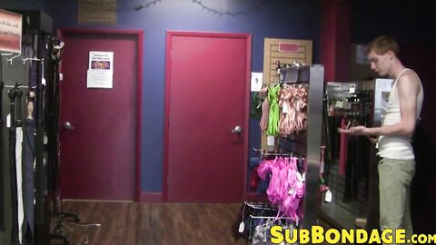 Dom Damien Rage BOUND and educates curious jock Aiyden Moore