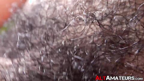 Bearded Zeno Rey works his hand to his uncut cock and bursts with cum