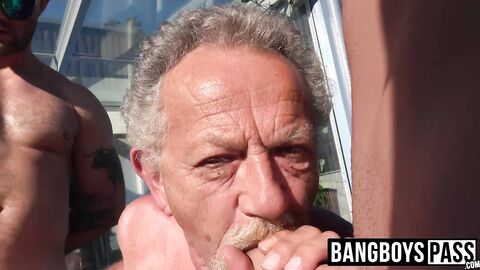 Married old dude Pablo wants to pleasure two extremely hung dudes